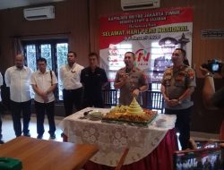 Kapolres Metro Jaktim gelar acara Hari pers Nasional,  bukti Sinergitas terhadap Insan Pers.