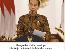 Presiden: Saatnya Bekerja, Belajar, dan Beribadah dari Rumah