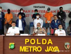 Polda Metro Jaya Ungkap 43 kasus Hoax Terkait Penyebaran Virus Corana Atau Covid-19 dan Lockdown.