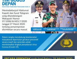 Polres Jaktim Akan Lakukan Penyemprotan Disinfektan Tanggal 31 Maret 2020, Ini Rute Penyemprotannya