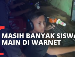 Sejumlah Siswa Malah Asik Main Game di Warnet Bukannya Social Distancing