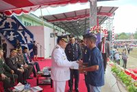 Peringati HUT RI Ke-78, Lapas Waikabubak Bersama Bapas Waikabubak Gelar Upacara dan Pembacaan Remisi