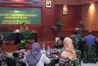 Kodim 0501/JP Menyelenggarakan Kegiatan Bakti Kemandirian Masyarakat Bersama Warga Binaan