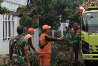 Babinsa Koramil 03/Senen Melaksanakan Kerja Bakti Bersama PPSU