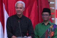 Dengan Mantap Mahfud MD Resmi Jadi Cawapres Pendamping Ganjar