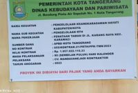 Terlihat Tidak Lazim, LP2KP Soroti Proyek RTH DISBUDPAR Kota Tangerang Bernilai Miliaran Rupiah
