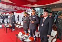 Dandim 0604/Karawang Hadiri Upacara Hari Sumpah Pemuda Di Halaman Kantor Pemkab Karawang