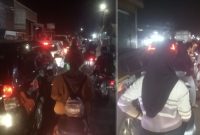 KEMACETAN SANGAT PARAH TERJADI KEMBALI MENGULAR SEPANJANG JALAN TARUMAJAYA AKIBAT PROYEK PDAM