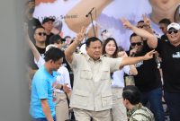 Hadiri Acara Masak Besar Youtuber Bobon dan Relawan Kopra, Prabowo: Saya Penuhi Janji ke Bobon