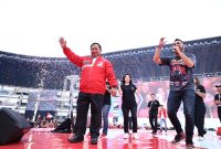 Bicara di HUT PSI, Prabowo Bangga Anak-anak Muda Putuskan Ikut Politik