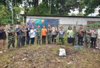 Dandim 0501/JP Mengikuti Vicon Pimpinan Pangdam Jaya Penanaman Pohon Buah dan Cabe Serentak di Wilayah Kodam Jaya