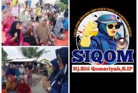 HJ.SITI QOMARIYAH ( SIQOM ) CALEG DPRD PROPINSI JABAR ,KAB.BEKASI,DAPIL 9, DI SAMBUT DENGAN ANTUSIAS OLEH PARA PENDUKUNG DAN RELAWAN NYA DI ACARA SILAHTURAHMI & SOSIALISASI DI DESA SAMUDRA JAYA ,KEC.TARUMAJAYA ,KAB.BEKASI