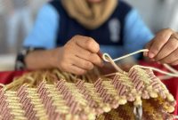 Bukti Sukses Pembinaan, Produksi Tas Tali Kur Lapas Takalar Meningkat