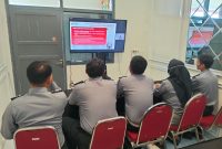 JAJARAN RUTAN BANGIL IKUTI ZOOM PENGARAHAN PENYAMPAIAN HASIL EVALUASI REFORMASI BIROKRASI 2023 OLEH KEMENPANRB