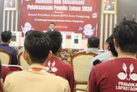 KPU Kota Tangerang Sosialisasikan Pentahapan Pemilu Kepada WBP Lapas Kelas I Tangerang Guna Pastikan Pemilu 2024 Berjalan Lancar
