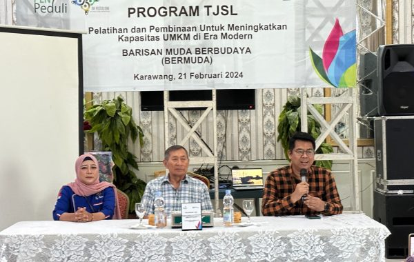 PLN PEDULI bersama Yayasan Barisan Muda Berbudaya (BERMUDA), Adakan Pelatihan UMKM  di Kabupaten Karawang