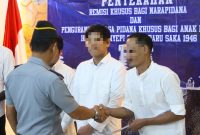 Hari Raya Nyepi Tahun 2024,4 Warga Binaan Pemasyarakatan Lapas Pemuda Tangerang Terima SK Remisi
