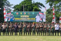 Rutan Bangil Kanwil Kemenkumhan Jatim Menghadiri Upacara Penutupan TNI Manunggal Membangun Desa (TMMD) ke 119 Tahun 2024