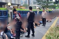 Gencarkan Patroli 109 Remaja Diamankan Di Polsektro Tanah Abang Saat Konvoi Berdalih Bagi Takjil.