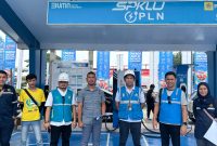 PLN UP3 Karawang Sambut Kunjungan Inspektorat Jenderal Kementerian ESDM ke SPKLU Rest Area KM 57 A