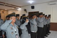 Pasca Lebaran, Rutan Bangil Kanwil Kemenkumham Jatim Ikuti Zoom Apel Pegawai dan Halal Bihalal Idul FItri 1445 H / 2024 M