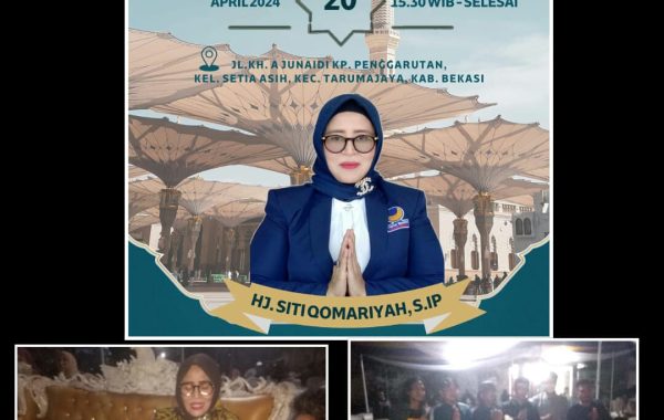 Suasana Keceriaan Halal Bihalal: Hj. Siti Qomariyah S.IP dan Tim Relawan Berkumpul di Kediaman Pribadi