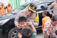 Kapolres Metro Jakut Pimpin Pengamanan Kunjungan Gibran di Rusun Waduk Pluit