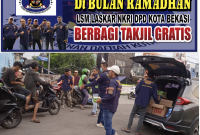 LSM Laskar NKRI DPD Kota Bekasi Berbagi TAKJIL