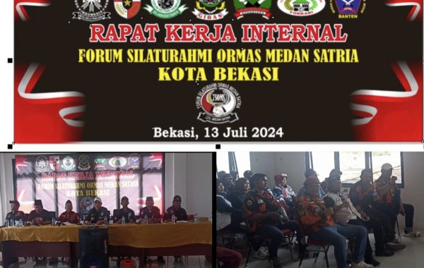 Forum Silaturahmi Ormas Medan Satria Kota Bekasi Menggelar Rapat Internal