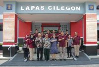 Inspektur Wilayah I Tinjau Lapas Cilegon, Apresiasi Kebersihan Dan Pelayanan Dalam Penerapan SPIP Terintegrasi