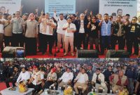 “Deklarasi Akbar 10 Ribu Massa, 45 LSM-Ormas Kompak Kawal Kemenangan Acep-Gina di Pilkada Karawang”