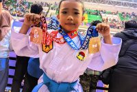Panglima TNI Gelar Open Tournament Karate 2024, Arasely Salsabela Mulven Raih Juara II