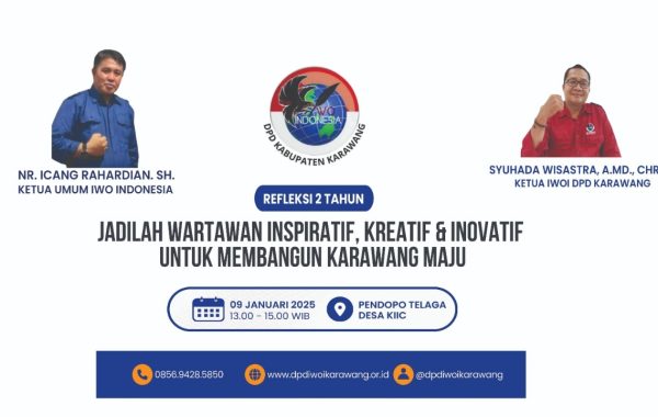 Rayakan HUT Ke-2, IWOI DPD Karawang Terima Penghargaan dan Ucapan Selamat dari Media www.targethukum.com