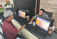 Izin Besuk Tahanan, Rutan Bangil Sosialisasikan Aplikasi e-Berpadu kepada Pengunjung