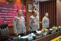 Kapolres Kukar Hadiri Taklimat Awal Audit Kinerja Dalam Rangka Sosialisasi DIPA T.A 2025 dan Penandatanganan Pakta Integritas Di Polda Kaltim