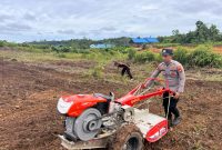 Dukung Asta Cita, Polsek Tabang Bantu Petani dalam Perawatan Kebun Jagung