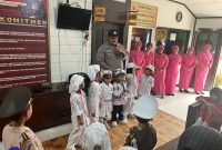 Polisi Sahabat Pelajar, Polsek Kembang Janggut Terima kunjungan TK Negeri 1 Kembang Janggut
