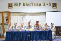 Ketua Persit KCK Cabang XV Kodim 0501 PD Jaya Kunjungi Yayasan Kartika Jaya