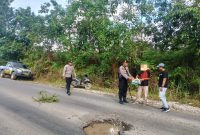Jaga Ketertiban, Polsek Muara Wis Tindak Aksi Pemalakan di Jalan Umum