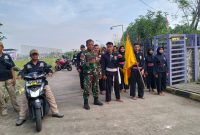 Babinsa Sukatani Monitoring Pendadaran PSHT dan Imbau Ketertiban