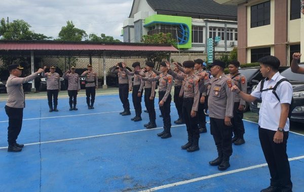 Dukung Proses Peradilan, Polres Kukar Terjunkan Personel Amankan Sidang di PN Tenggarong