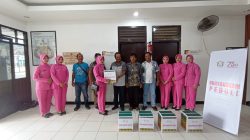 Polsek Anggana Salurkan Bantuan Sosial untuk Purnawirawan di Momentum HUT Bhayangkara ke-79