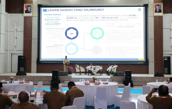 Larang Alih Fungsi Sawah LP2B, Menteri ATR/Kepala BPN Tegaskan kepada Kepala Daerah Saat Orientasi IPDN