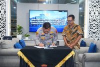 Kapolda Kaltim Tandatangani Persetujuan Desain Pembangunan Polrestabes Khusus IKN