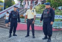 Melalui Patroli Secara Rutin, Sat Brimob Polda Kaltim Perkuat Keamanan Gereja di Balikpapan