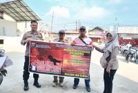 Antisipasi Musim Kemarau, Bhabinkamtibmas Polsek Loa Janan Gencar Ingatkan Warga Soal Bahaya Kebakaran