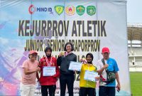 Bripda Gusti Rifa Raih Juara 1 di Kejurprov Atletik Kaltim 2025
