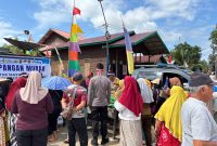 Polsek Sebulu Gelar Gerakan Pangan Murah untuk Warga Desa Sebulu Ilir