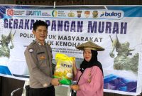 Polsek Kenohan Gelar Gerakan Pangan Murah, Warga Antusias Borong Beras Bersubsidi