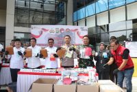 Polres Metro Tangerang Kota Musnahkan Barang Bukti Narkotika dan Deklarasikan Anti Narkoba